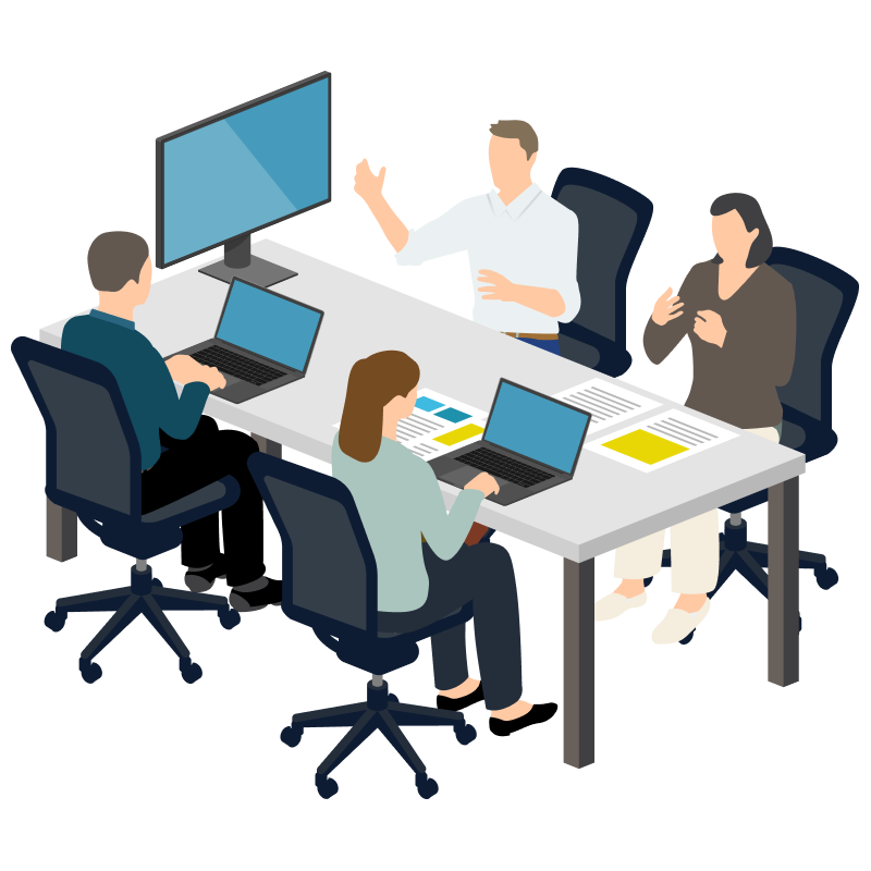 作業代行にとどまらず、業務プロセスや組織の状況に応じて最適な方法を提案